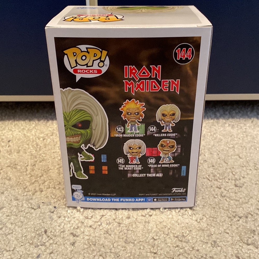 Iron Maiden Killers Eddie Limited Edition 5,000 Piece Glow in the Dark Funko Pop - Picture 9 of 10